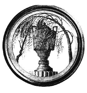 Image séditieuse : urne funéraire avec les profils cachés de LouisXVI et Marie-Antoinette