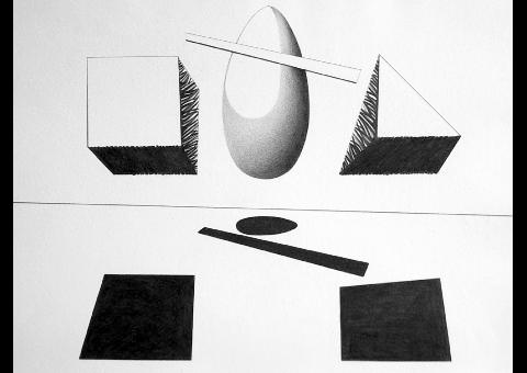 Figure ambigue : "Ombres portées 1"