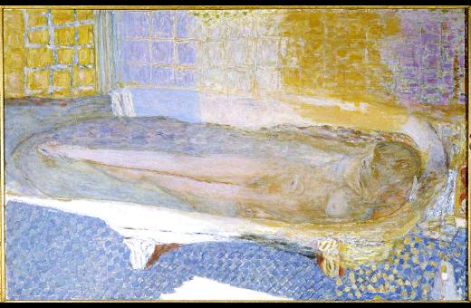 Bonnard,"Nu à la baignoire", musée d'Art Moderne, Paris.