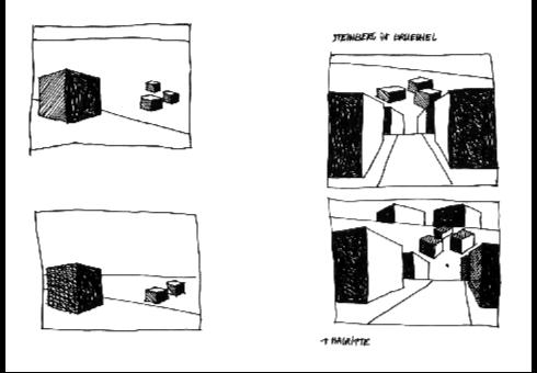 Page de croquis sur les dénivelés, 3.