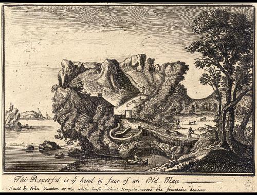 Hollar Wenzel, "Paysage anthropomorphe", gravure, XVIIème.