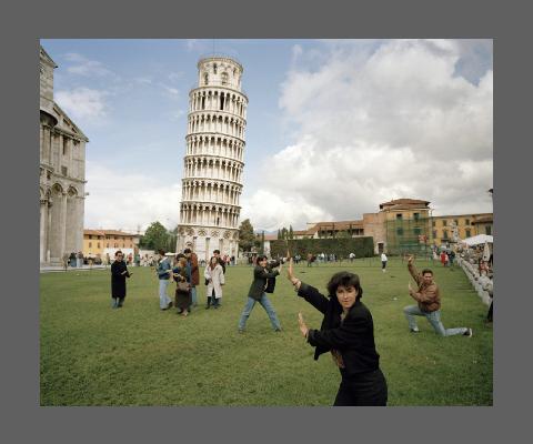 "Tour de Pise", photographie de Martin Parr.