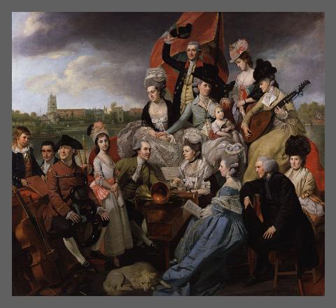 ZOFFANY Johann, "The Sharp Family", 1779-1781, National Portrait Gallery, Londres.