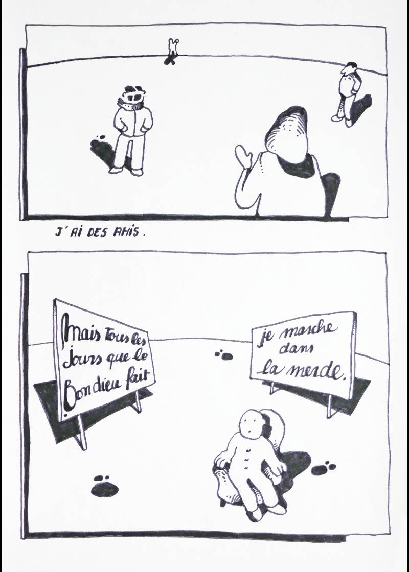 "Tous les jours que le bon dieu fait", bédé, page 3.