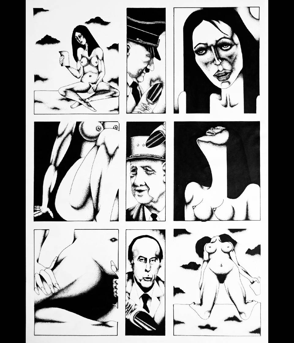 "Eroticopolitique", bédé politicosexuelle.
