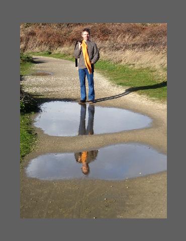 "Reflet d'un être humain, 2", photo à alignement équivoque.