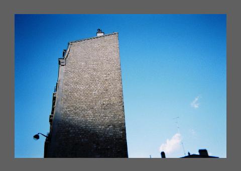 "Pignon pavé comme une rue", photo renversante.