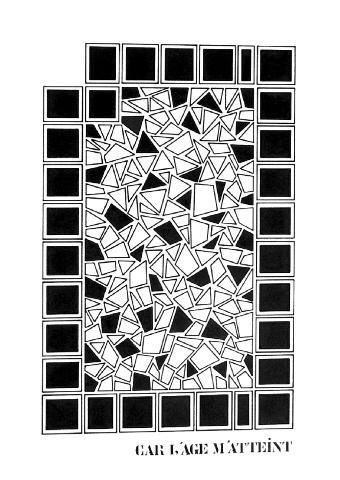 "Carrelage", mauvais jeu de mots bien dessiné, feutre
