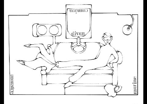 "Divan", image retournable, vue 1.