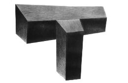 Figure ambigue :"T à contact équivoque de surfaces", dessin.
